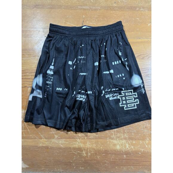 Eric Emanuel EE Basic Short Black/White Skyline Size Small and XL - Picture 1 of 5